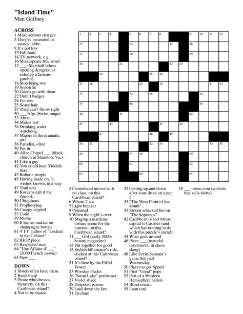 baltimore sun puzzles daily crossword